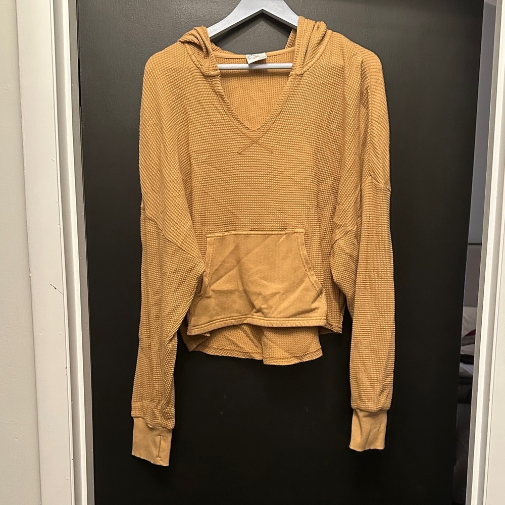 Aerie Women's cropped Hooded Top